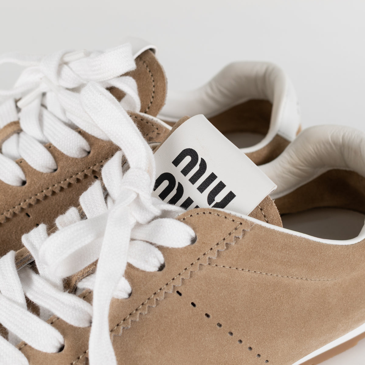 Miu Miu Plume Suede Trainers