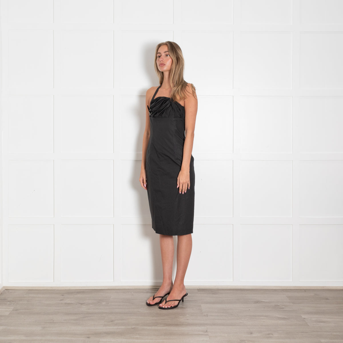 Vivienne Westwood Red Label Black Strap Halter Neck Dress
