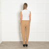 Boutique Moschino Camel Straight Tailored Trousers