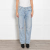 Agolde Pale Blue Rip Knee Jeans