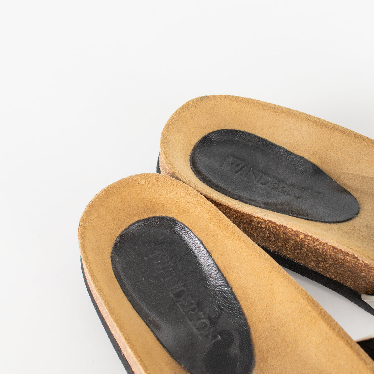 JW Anderson White Chain Link Sliders