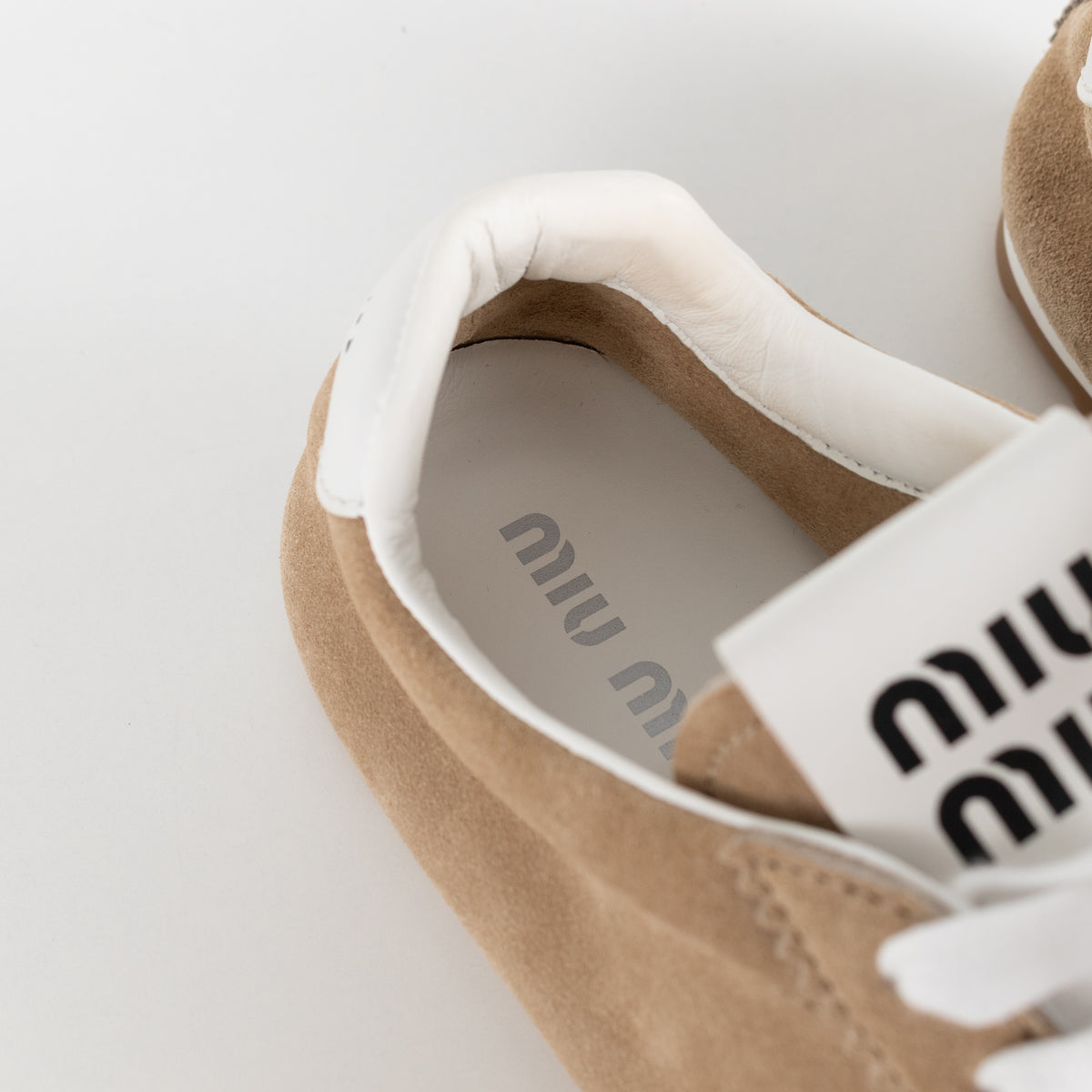 Miu Miu Plume Suede Trainers