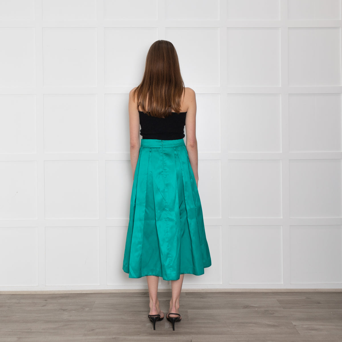 Dea Kudibal Green Pleat Waist Full Skirts