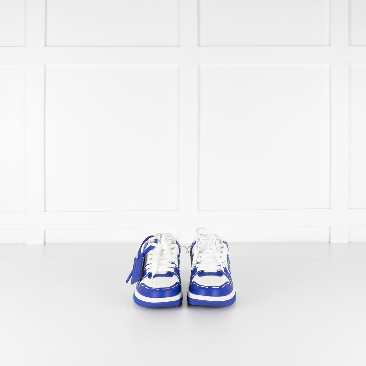 Off White Out Of Office Sneakers In White & Blue