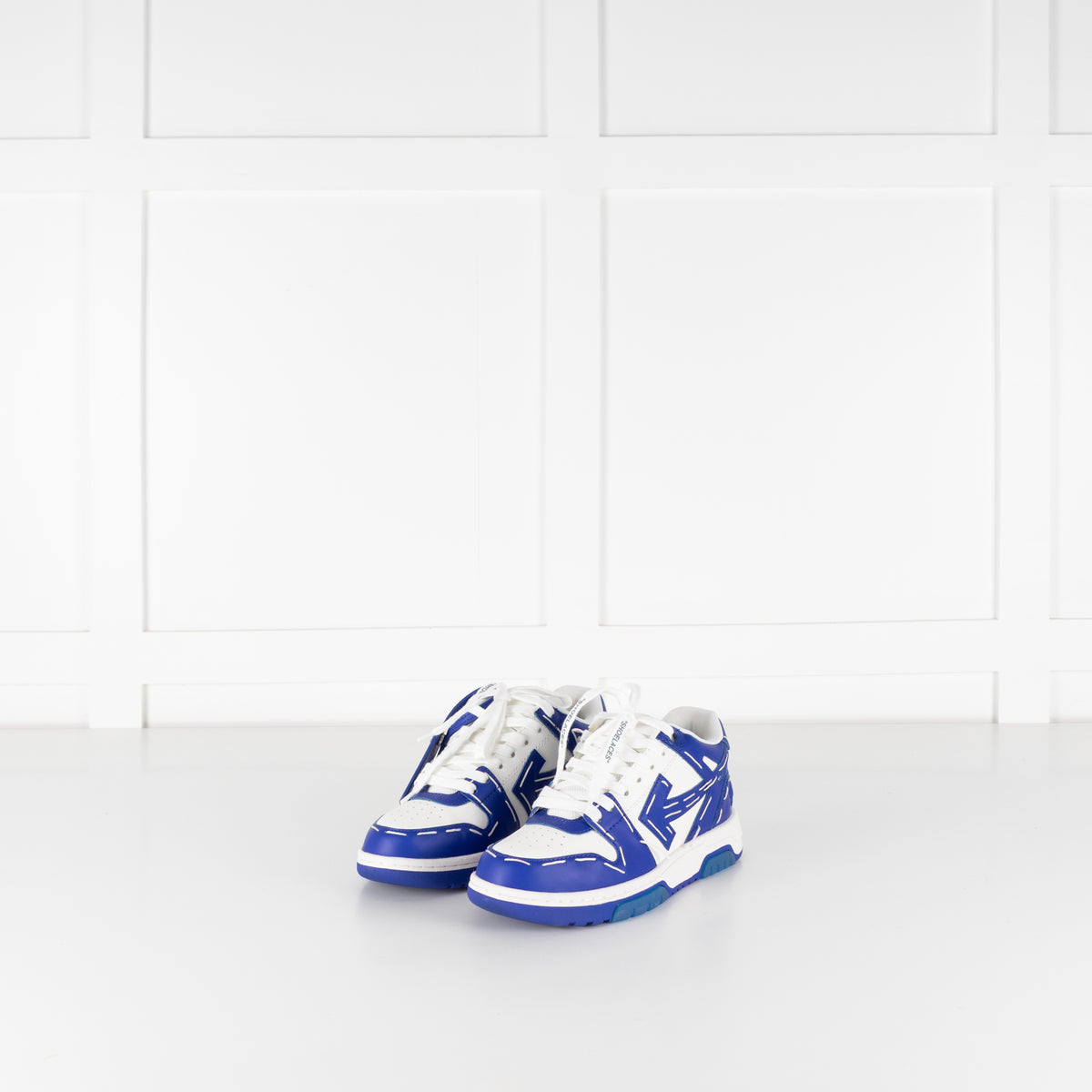 Off White Out Of Office Sneakers In White & Blue