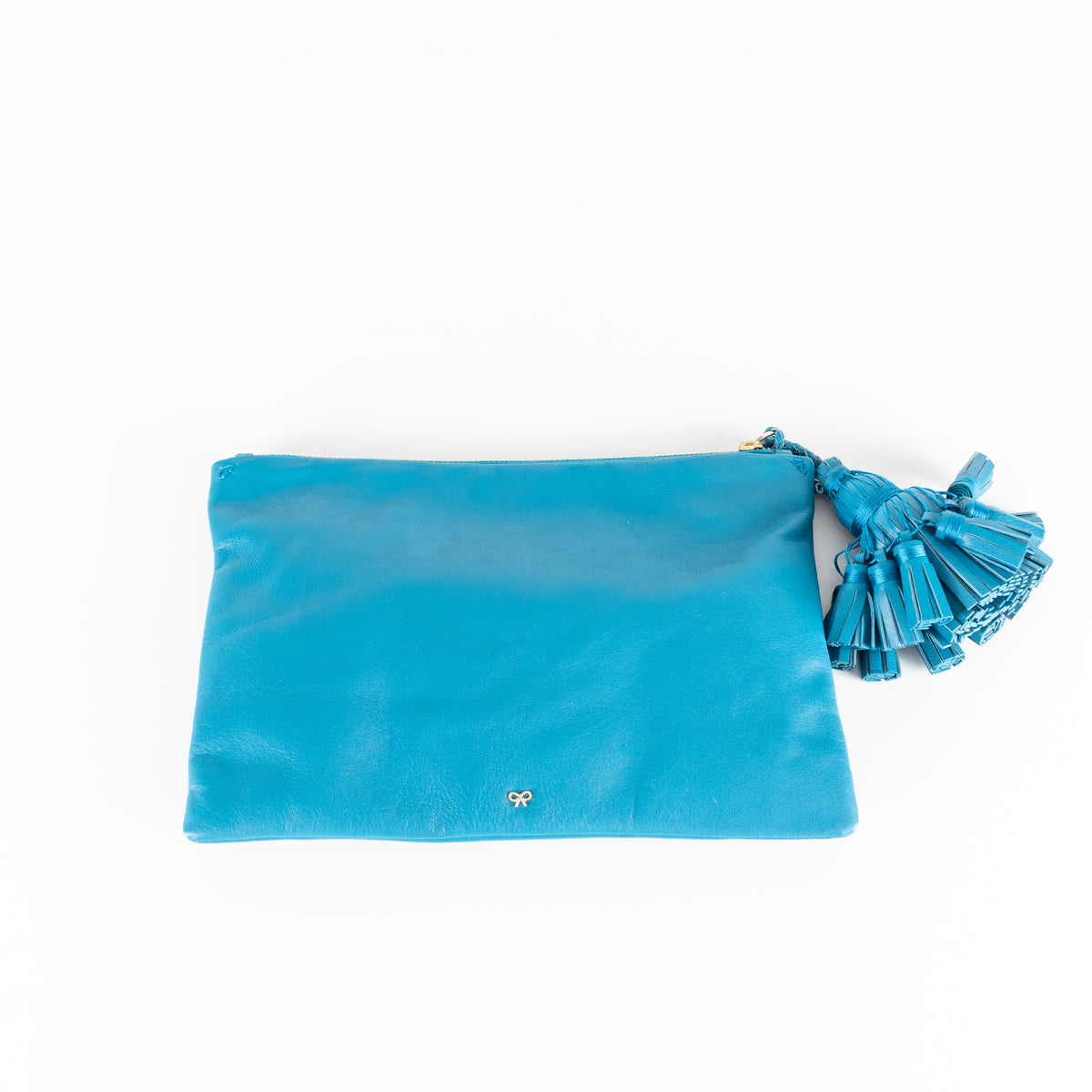 Anya Hindmarch Blue Georgiana Clutch