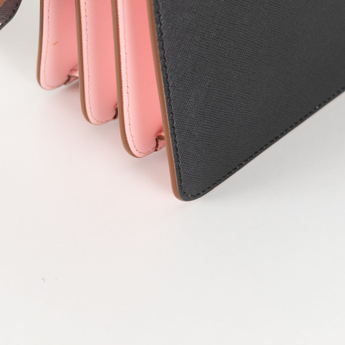Marni Trunk Pink Colour Black Shoulder Bag