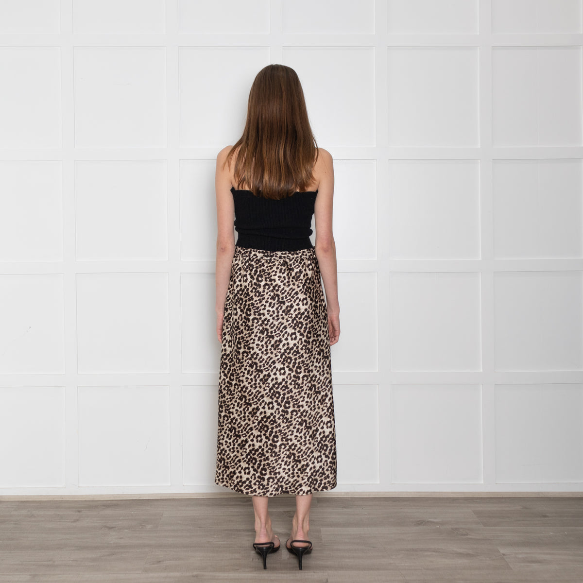 Marella Sport Animal Print Skirt With Drawstring Waist