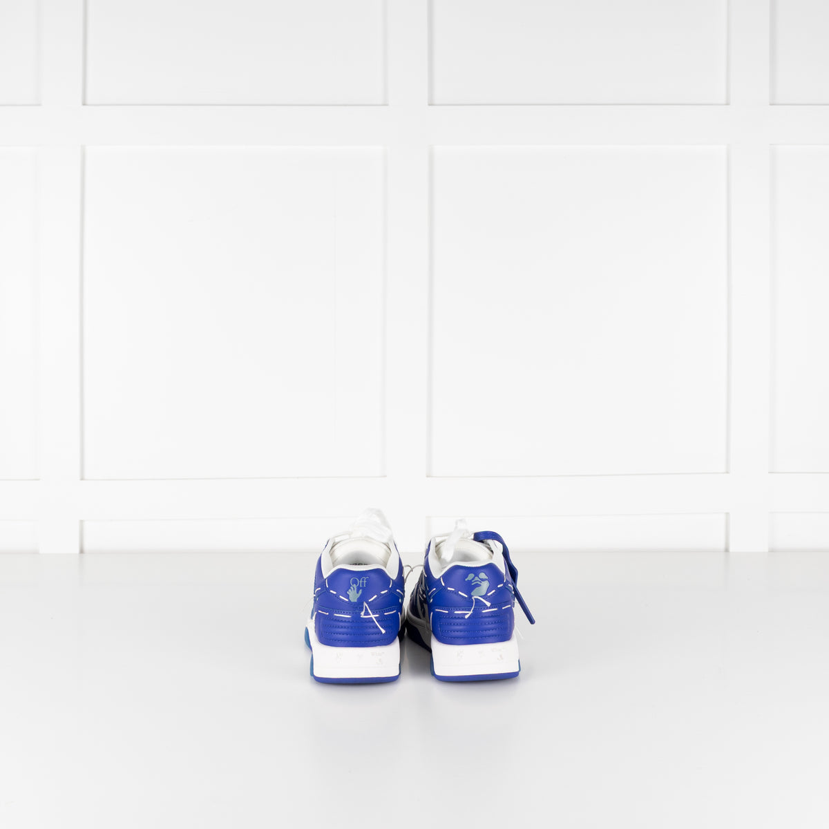 Off White Out Of Office Sneakers In White & Blue