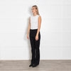 Me + Em Black Side Stripe Slim Leg Trousers