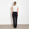 Me + Em Black Side Stripe Slim Leg Trousers
