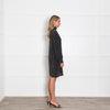 Max Mara Studio Black Polka Dot Shift Dress