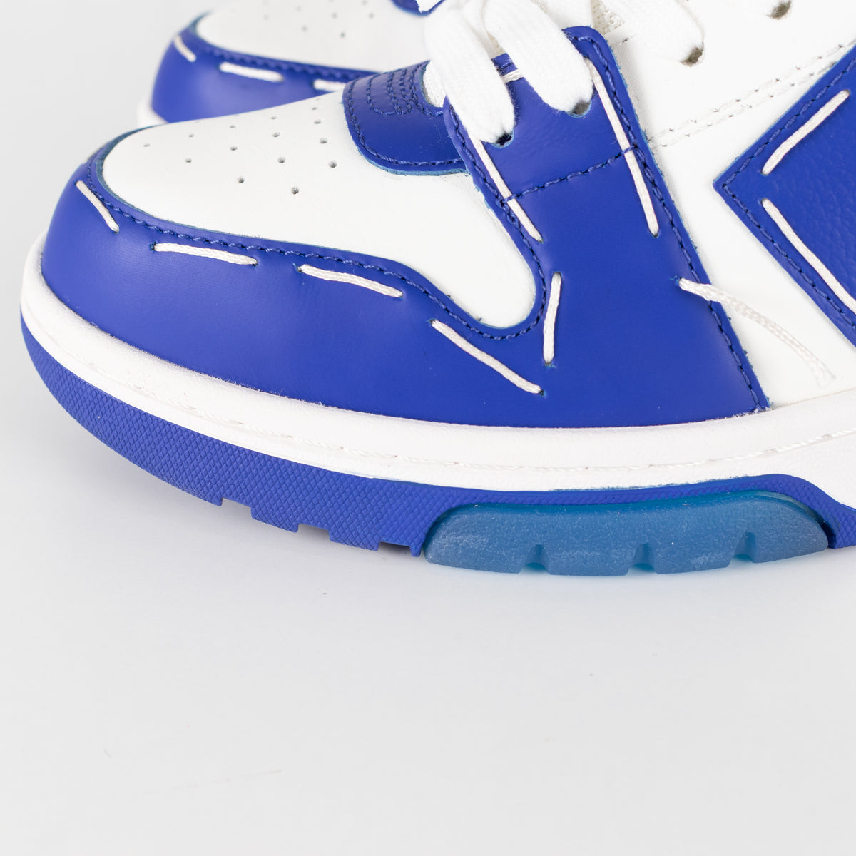 Off White Out Of Office Sneakers In White & Blue