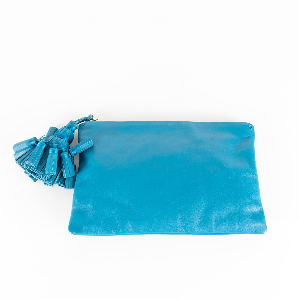 Anya Hindmarch Blue Georgiana Clutch