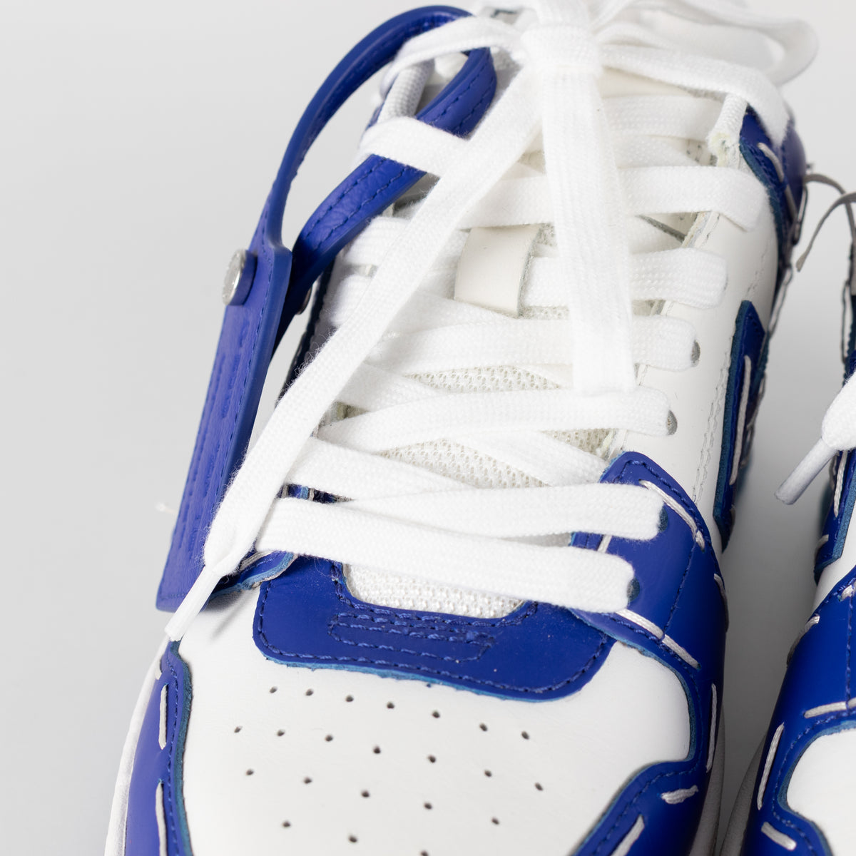 Off White Out Of Office Sneakers In White & Blue