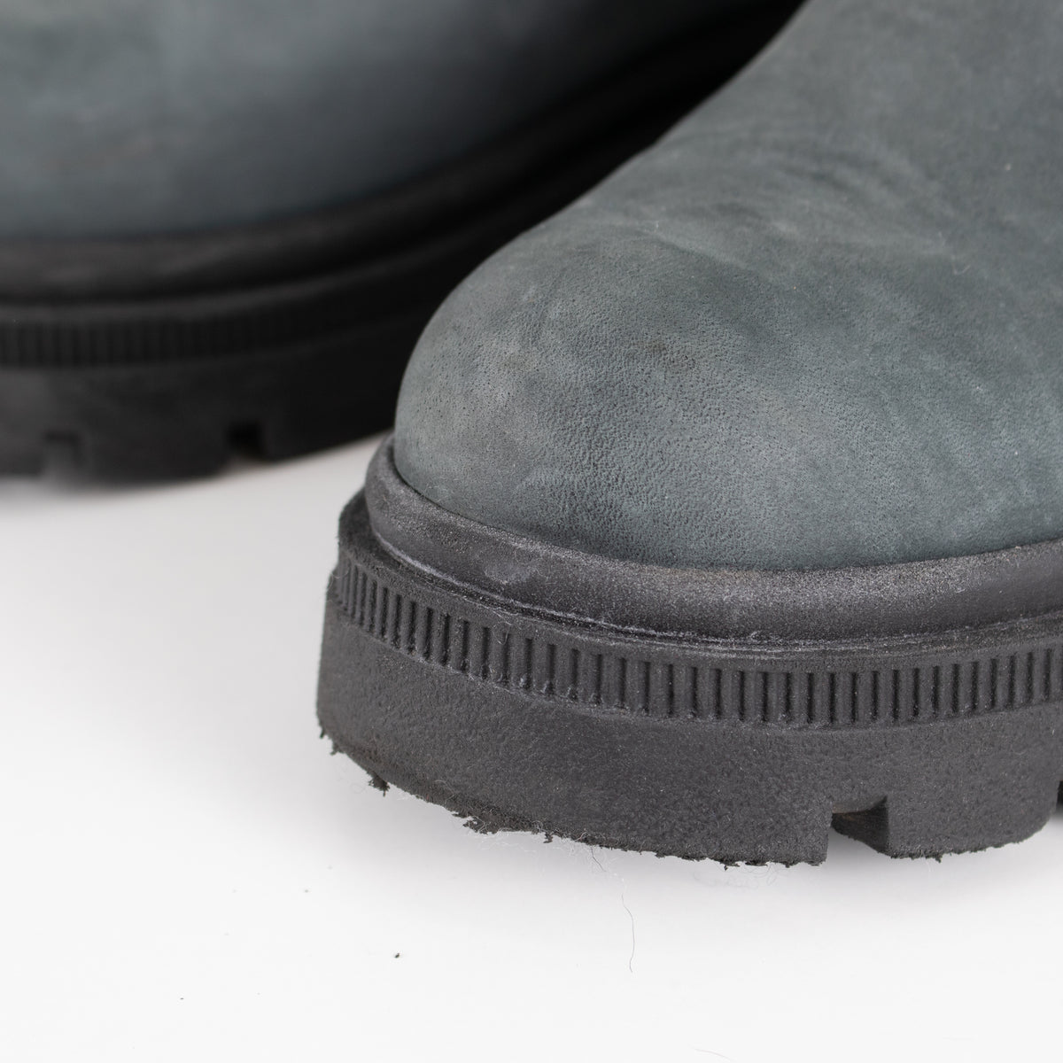 BRGN Teal Nubuck Chunky Chelsea Boot