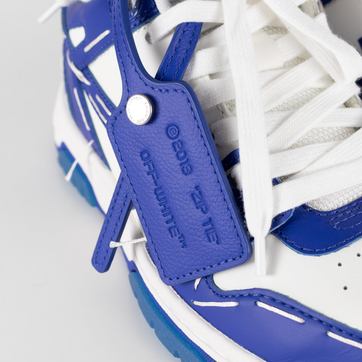 Off White Out Of Office Sneakers In White & Blue