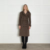 Belstaff Khaki Utility Style Wool Coat