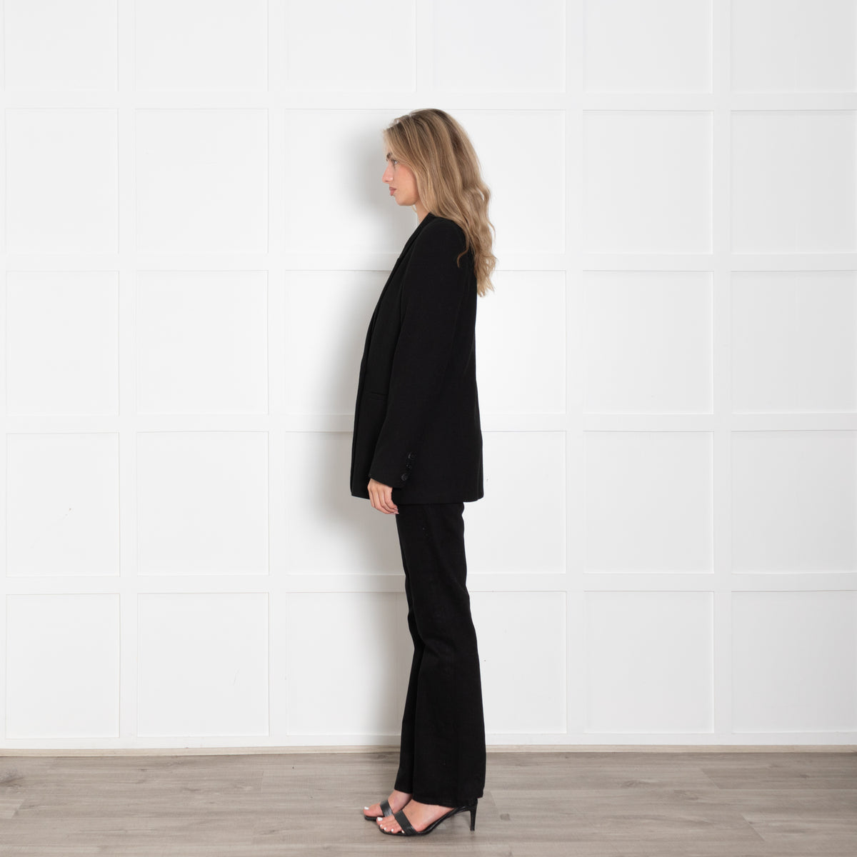 Anine Bing Black Wool Mix Jacket