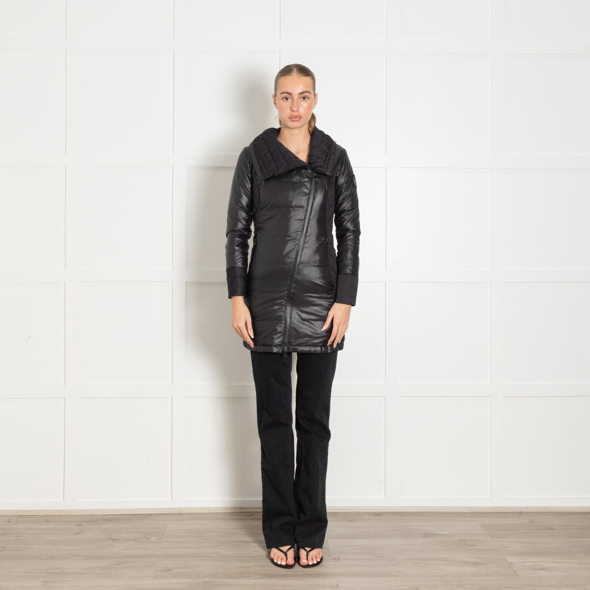 Canada Goose Branta Black Quilted Short Coat