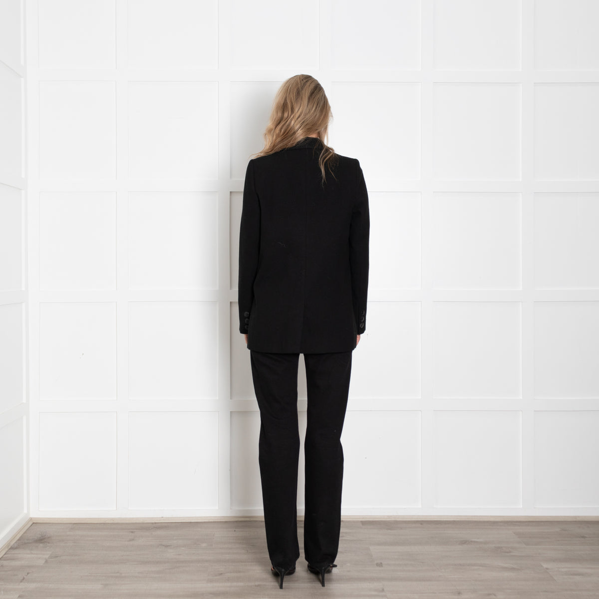 Anine Bing Black Wool Mix Jacket