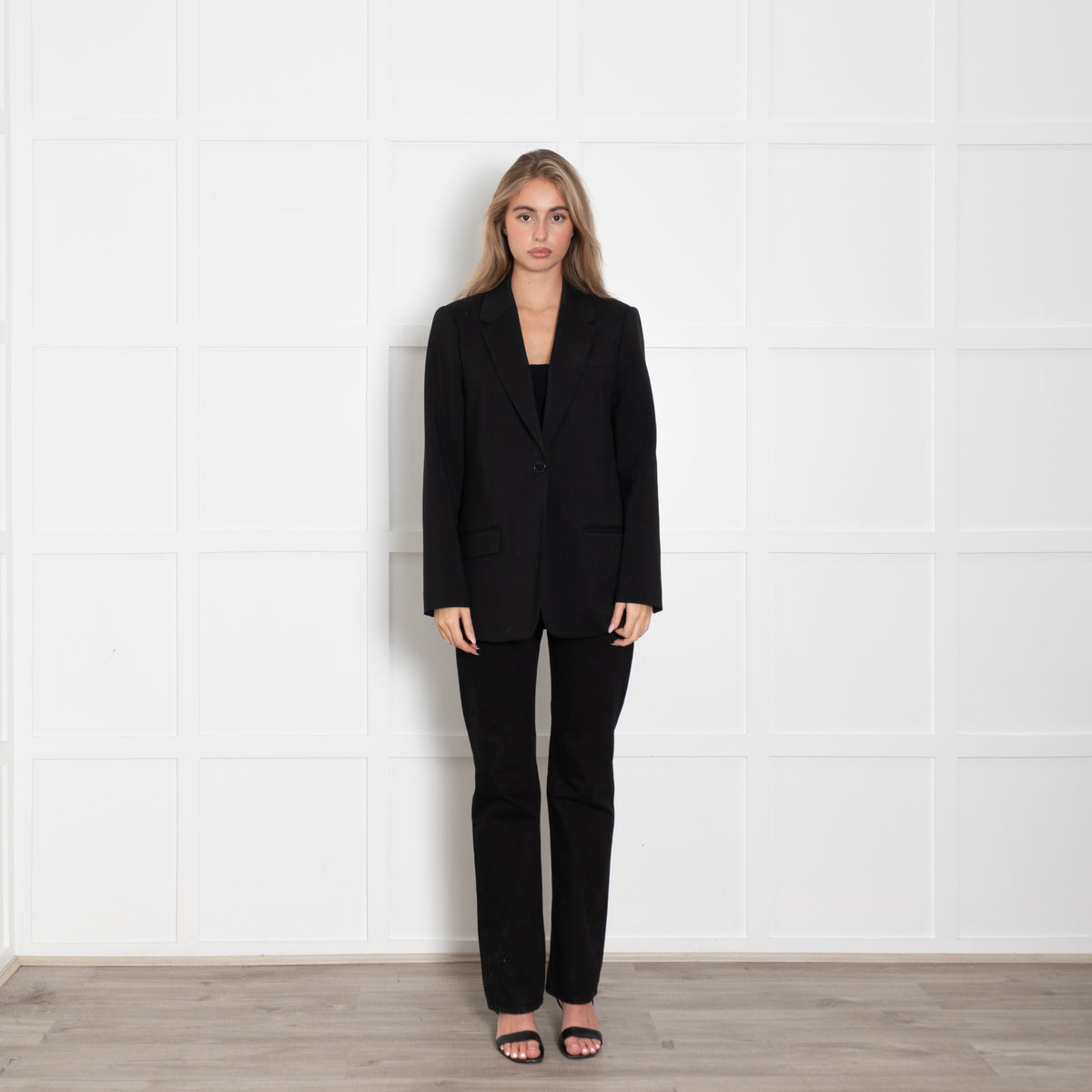 Joseph Black Straight Fit Blazer