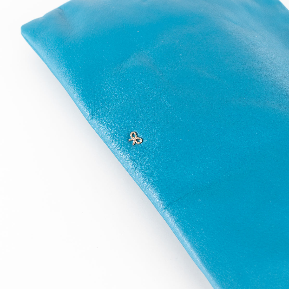Anya Hindmarch Blue Georgiana Clutch