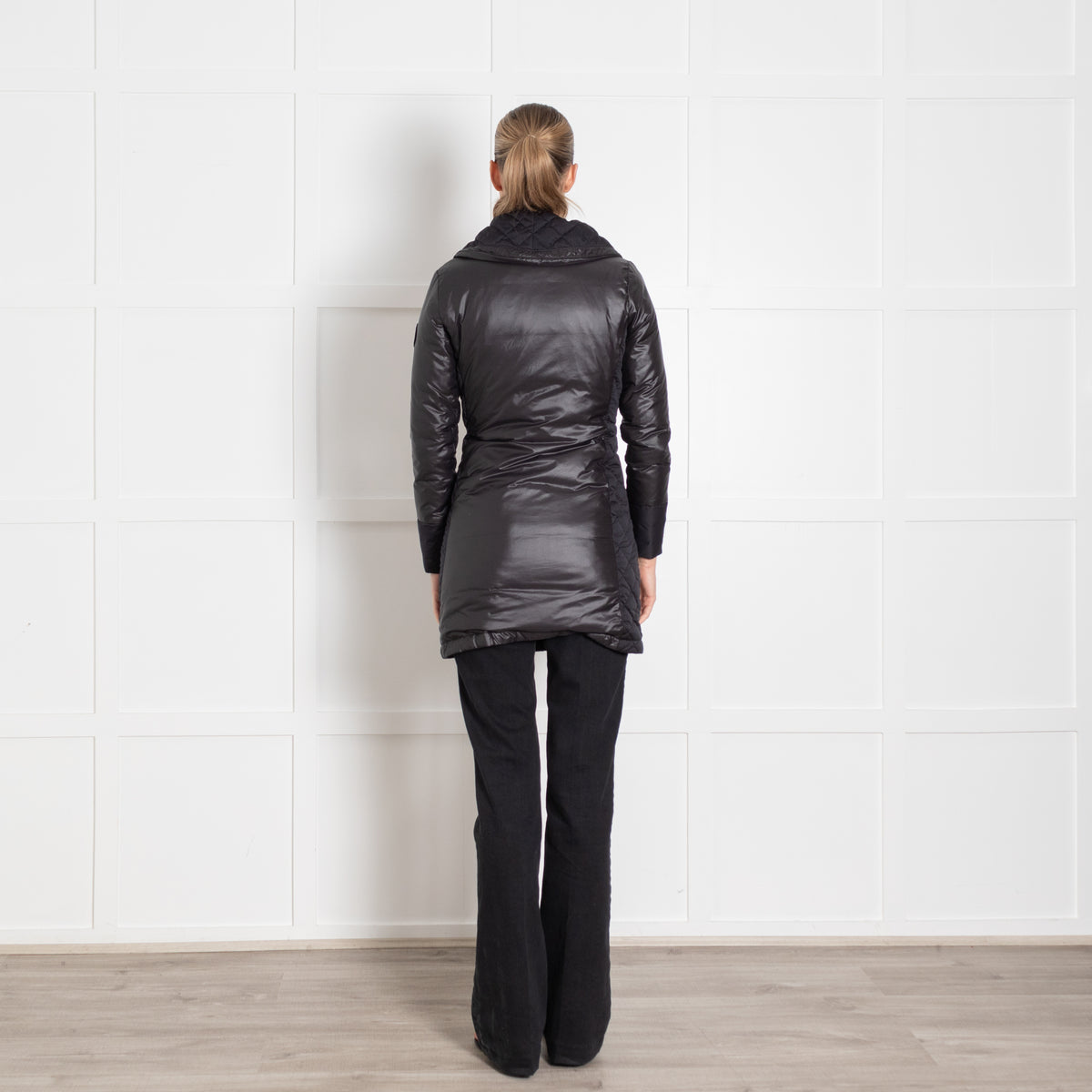 Canada Goose Branta Black Quilted Short Coat