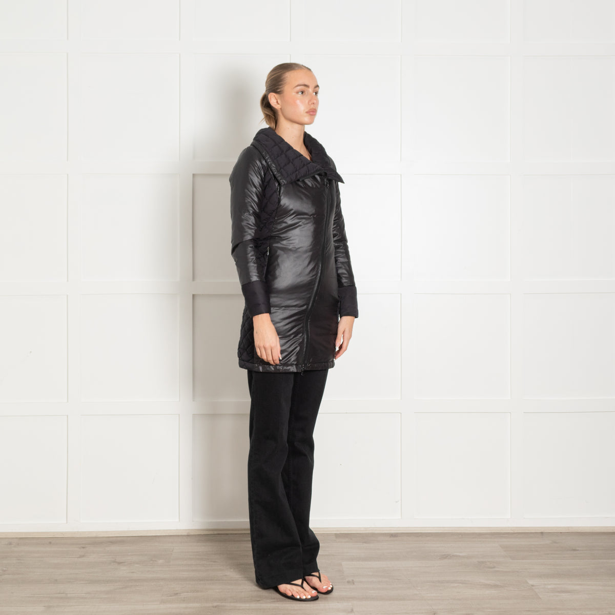 Canada Goose Branta Black Quilted Short Coat