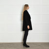 Golden Goose Black Wool Coat with Gold Fleck