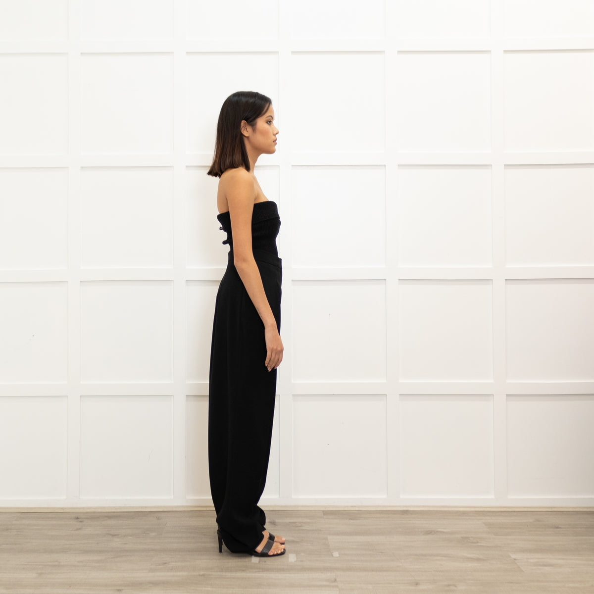 Max Mara Studio Black High Waisted Trousers