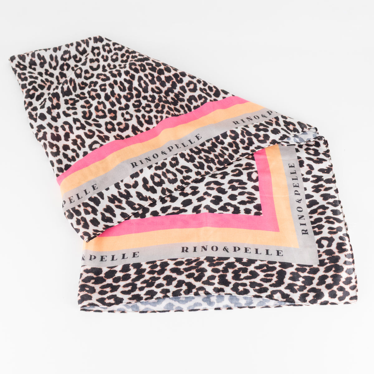 Rino & Pelle Klaartje Printed Leopard Scarf