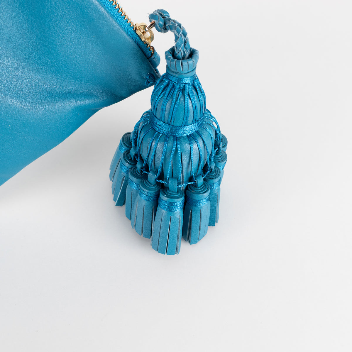 Anya Hindmarch Blue Georgiana Clutch