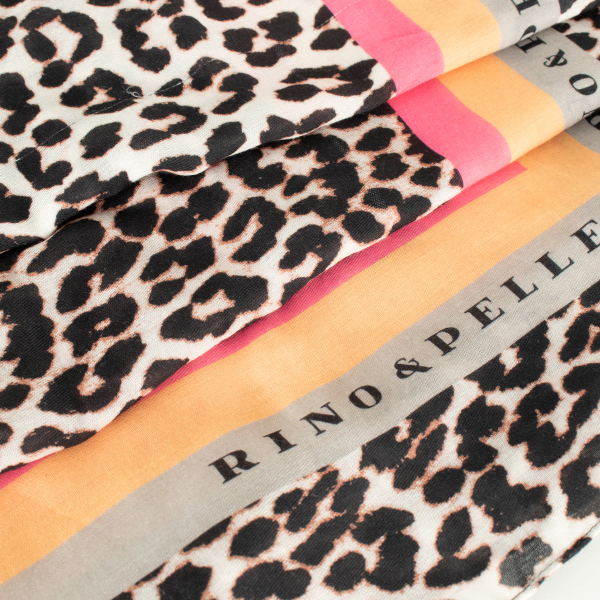 Rino & Pelle Klaartje Printed Leopard Scarf