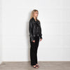 Acne Studios Black Leather Biker Jacket