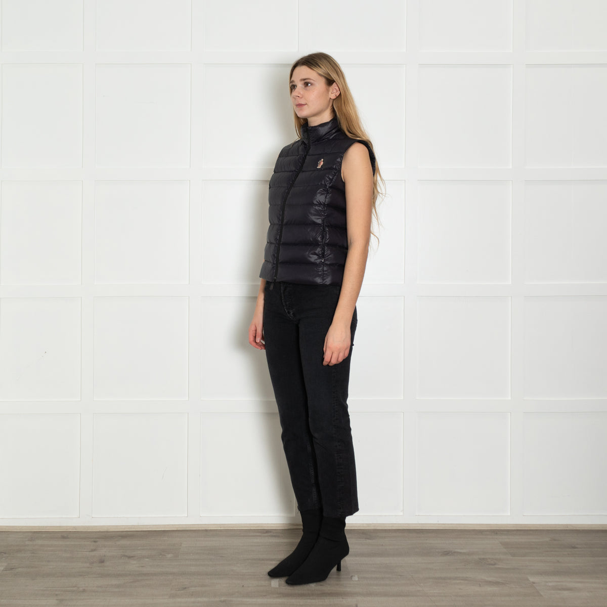 Moncler Navy Quilted Gilet