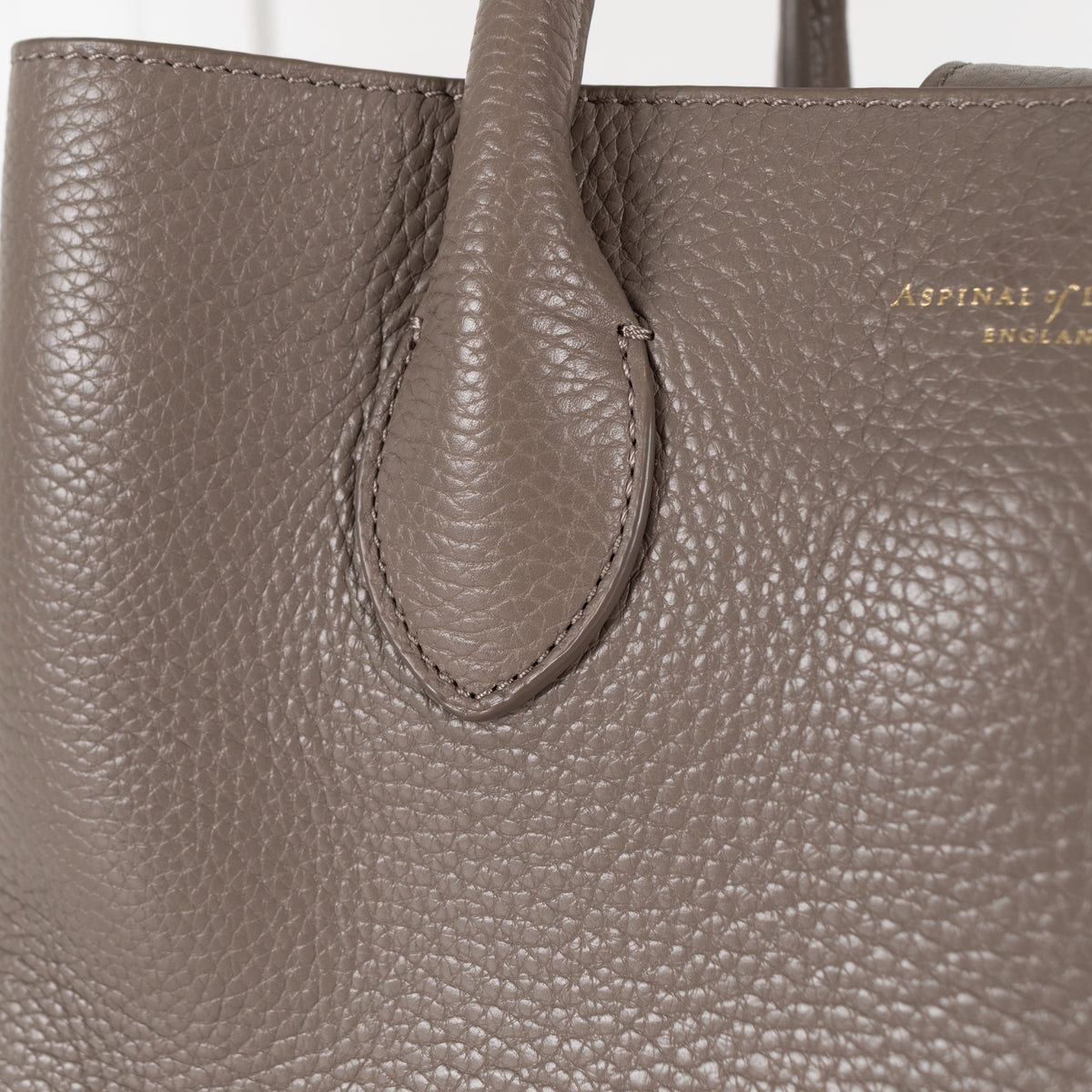 Aspinal Of London Taupe Midi London Tote