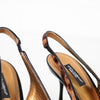 Dolce & Gabbana Brown Animal Print Ponyskin Slingbacks