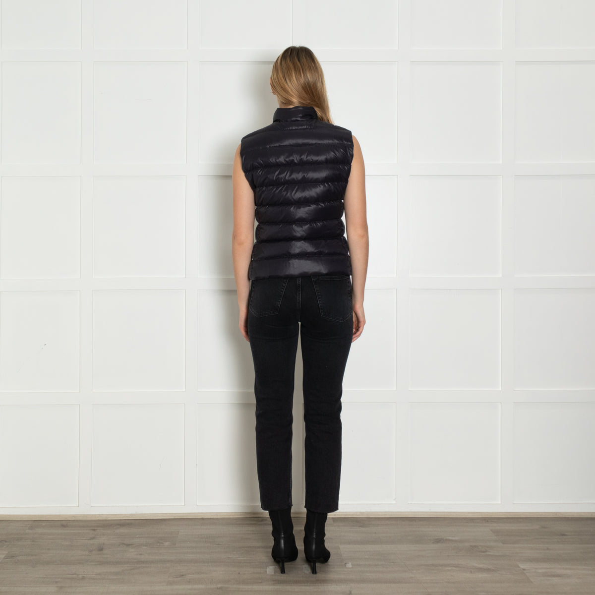Moncler Navy Quilted Gilet