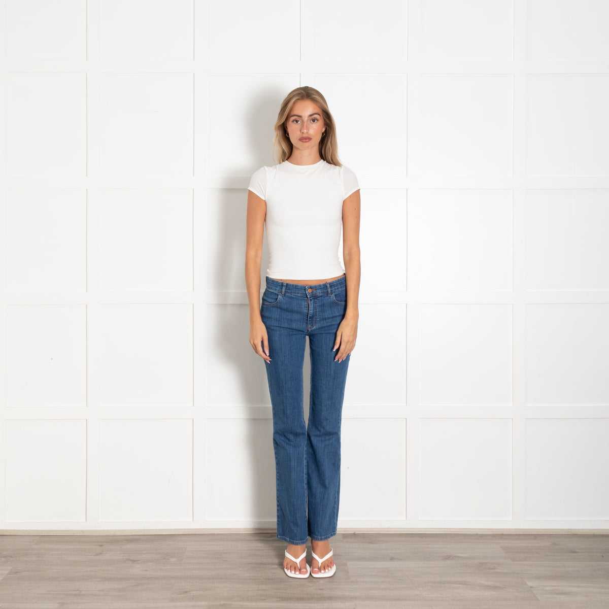 See By Chloe High Waisted Flared Jeans