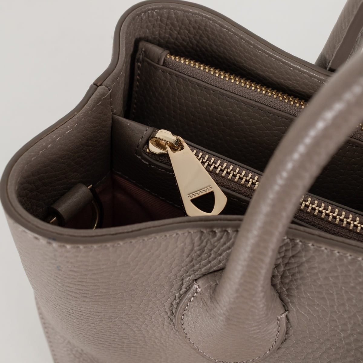 Aspinal Of London Taupe Midi London Tote