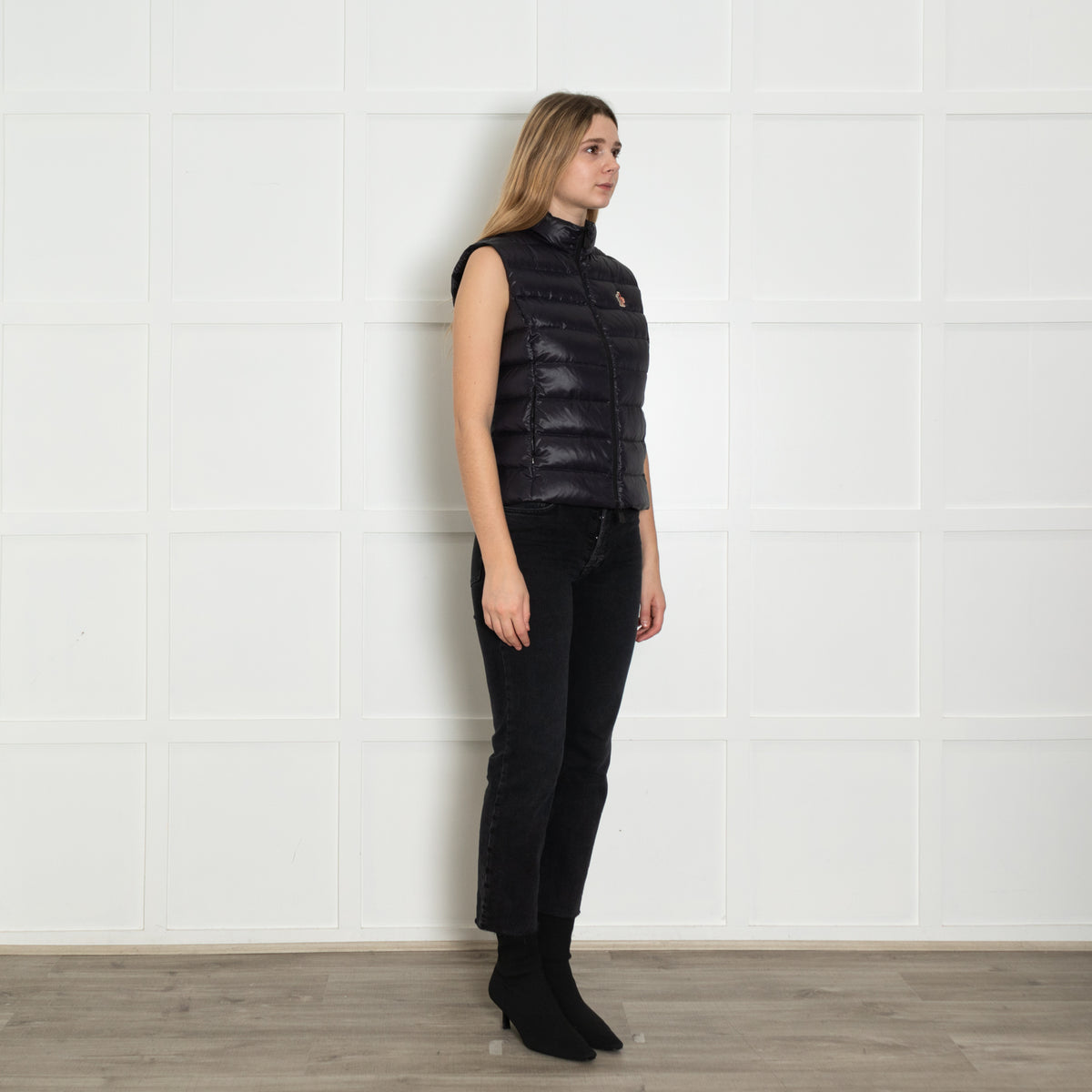 Moncler Navy Quilted Gilet