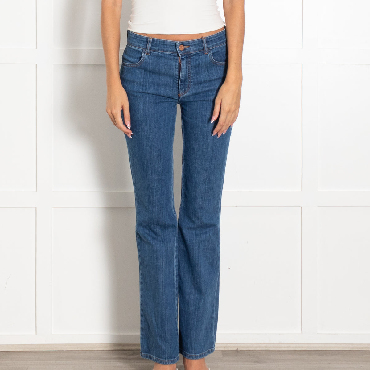 See By Chloe High Waisted Flared Jeans