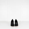 Rupert Sanderson Black Suede Chunky Heel Shoes