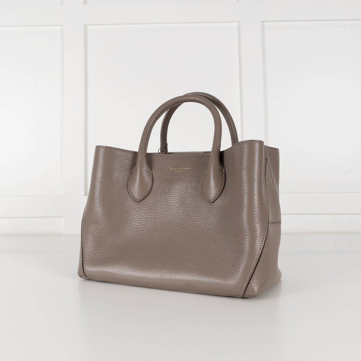 Aspinal Of London Taupe Midi London Tote