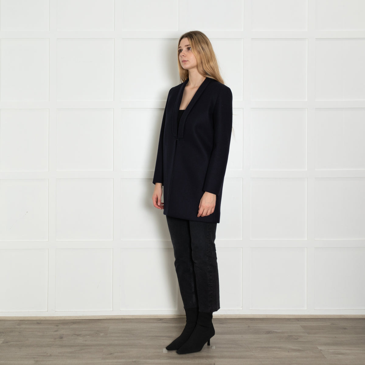 Brunello Cucinelli Navy Neoprene Blazer