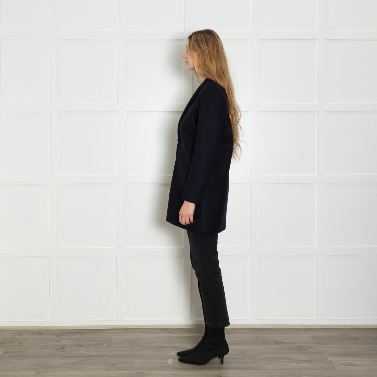 Brunello Cucinelli Navy Neoprene Blazer