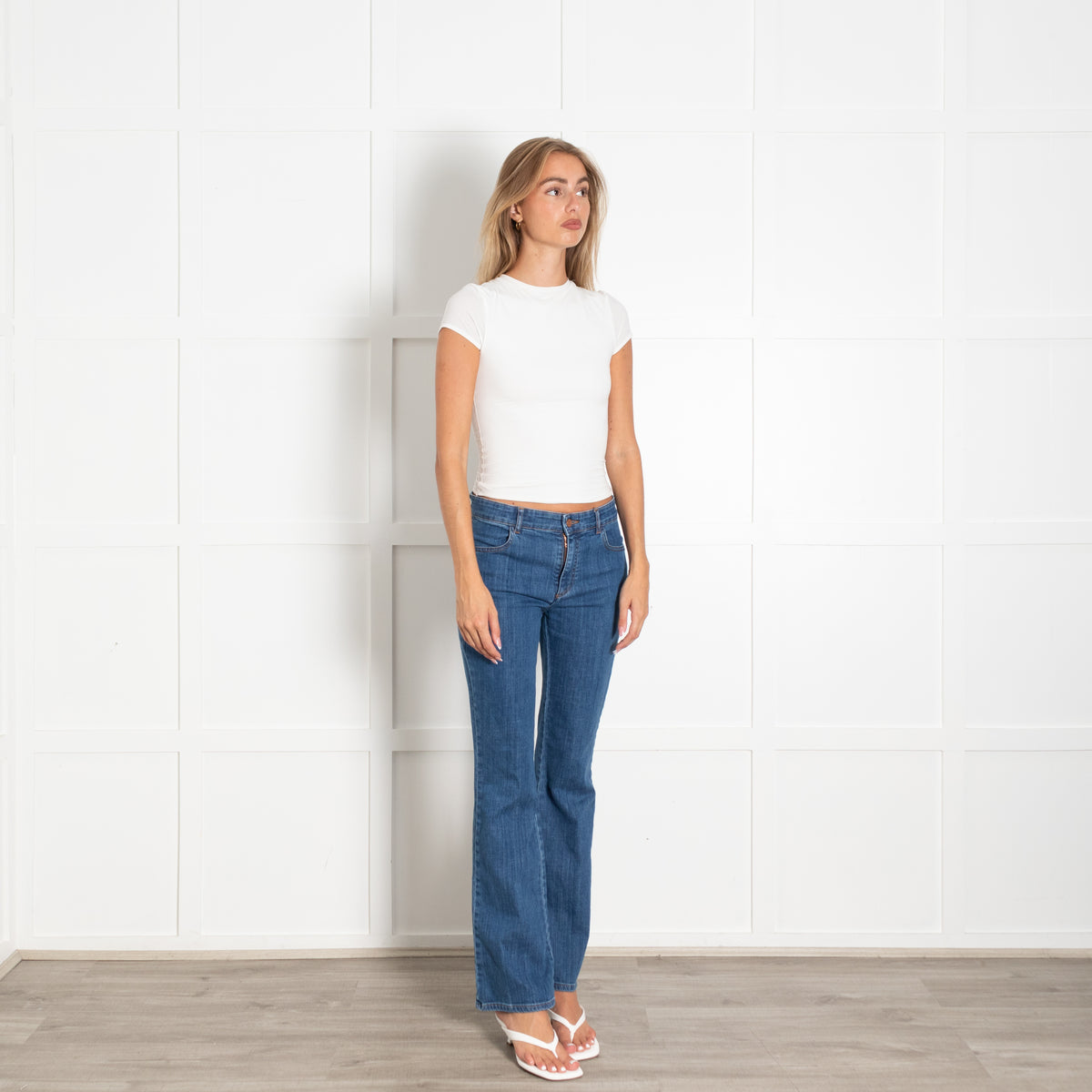 See By Chloe High Waisted Flared Jeans