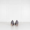 Rupert Sanderson Grey Suede Chunky Heel Shoes