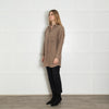 Brunello Cucinelli Oversized Brown Cotton Shirt
